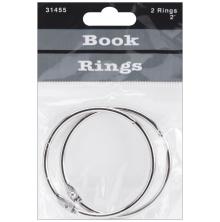 Book Rings 2inch 2/Pkg