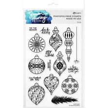 Simon Hurley create. Clear Stamps 6X9 - Brilliant Baubles