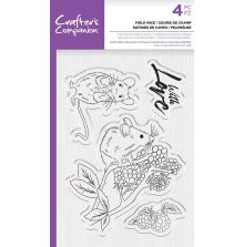 Crafters Companion Photopolymer Stamp - Field Mice UTGENDE