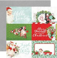 Simple Stories SV North Pole Double-Sided Cardstock 12X12 - 4X6 Elements UTGEND