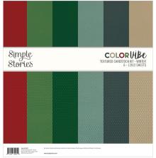 Simple Stories Color Vibe Cardstock Kit 12X12 - Winter