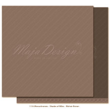 Maja Design Monochromes 12X12 Shades of Miles Apart - Walnut Brown