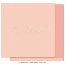 Maja Design Monochromes 12X12 Shades of Miles Apart - Sweet Coral