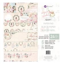 Prima Double-Sided Paper Pad 12X12 24/Pkg - Sugar Cookie UTGENDE