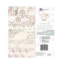 Prima Double-Sided Paper Pad 6X6 30/Pkg - Sugar Cookie UTGENDE