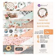 Prima Double-Sided Paper Pad 12X12 24/Pkg - Pumpkin &amp; Spice UTGENDE