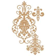 Prima Laser Cut Chipboard 3/Pkg - Elegant Damansk