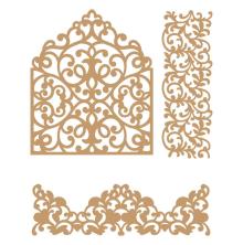 Prima Laser Cut Chipboard 3/Pkg - In The Garden