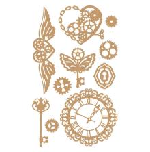 Prima Laser Cut Chipboard 10/Pkg - Mechanical Dreams