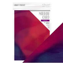 Tonic Studios Craft Perfect Mirror Card A4 - Purple Rain 9773E