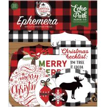 Echo Park A Lumberjack Christmas Cardstock Die-Cuts 33/Pkg - Icons UTGENDE