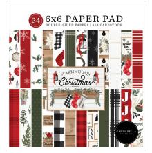 Carta Bella Double-Sided Paper Pad 6X6 - Farmhouse Christmas