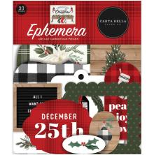 Carta Bella Farmhouse Christmas Cardstock Die-Cuts 33/Pkg - Icons