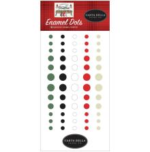 Carta Bella Adhesive Enamel Dots 60/Pkg - Farmhouse Christmas