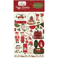 Carta Bella Puffy Stickers - Hello Christmas