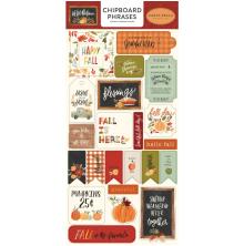 Carta Bella Hello Autumn Chipboard 6X13 - Phrases UTGENDE