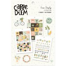 Carpe Diem  A5 Planner Sticker Tablet - Live Simply