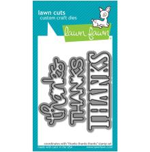 Lawn Fawn Dies - Thanks Thanks Thanks LF2406