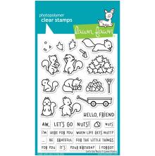 Lawn Fawn Clear Stamps 4X6 - Lets Go Nuts LF2407