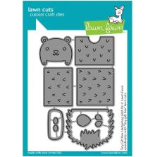 Lawn Fawn Dies - Tiny Gift Box Hedgehog Add-On LF2439