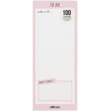 Carpe Diem Magnetic To Do List - Ballerina Pink