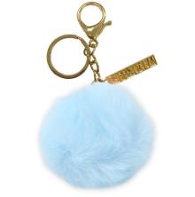 Carpe Diem Pom Pom Keyring - Sky Blue