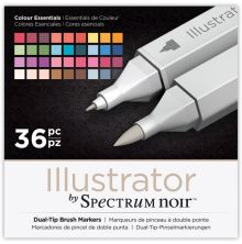Spectrum Noir Illustrator 36/Pkg - Colour Essentials