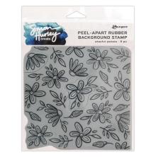 Simon Hurley create. Background Stamp 6X6 - Playful Petals