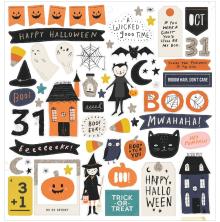 Crate Paper Chipboard Stickers 12X12 - Hey, Pumpkin UTGENDE