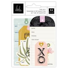 Heidi Swapp Tag Set 14/Pkg - Old School