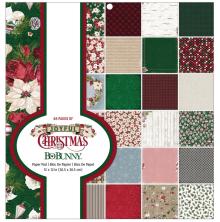 BoBunny Paper Pad 12X12 48/Pkg - Joyful Christmas