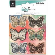 Vicki Boutin Layered Stickers 6/Pkg - Storyteller UTGENDE