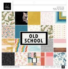 Heidi Swapp Single-Sided Paper Pad 12X12 36/Pkg - Old School