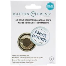We R Memory Keepers Button Press Adhesive Magnets 6/Pkg