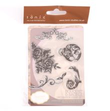 Tonic Studios Clear Stamp Set - Bouquet &amp; Bauble 976E