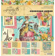 Graphic 45 Collection Pack 12X12 - Ephemera Queen