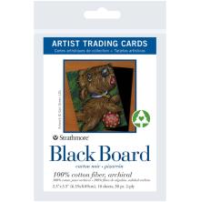 Strathmore Artist Trading Cards 2.5X3.5 10/Pkg - Black Board