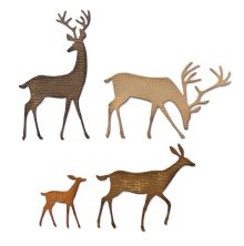 Tim Holtz Sizzix Thinlits Dies - Darling Deer 664968