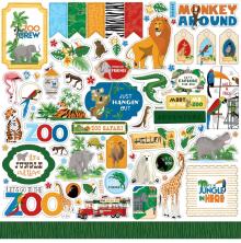 Carta Bella Zoo Adventure Cardstock Stickers - Elements