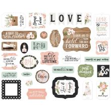 Echo Park Our Wedding Cardstock Die-Cuts 33/Pkg - Icons UTGENDE