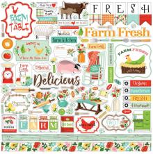 Carta Bella Farm To Table Cardstock Stickers - Elements