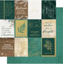 Kaisercraft Emerald Eve Double-Sided Cardstock 12X12 - Merry Moments