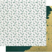 Kaisercraft Emerald Eve Double-Sided Cardstock 12X12 - Fir Sprigs