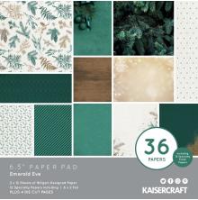 Kaisercraft Paper Pad 6.5X6.5 40/Pkg - Emerald Eve