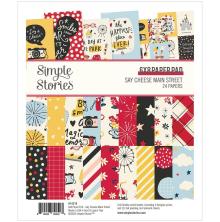 Simple Stories Double-Sided Paper Pad 6X8 - Say Cheese Main Street UTGENDE