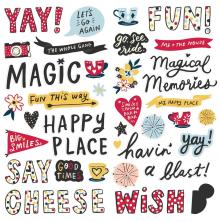 Simple Stories Foam Stickers 66/Pkg - Say Cheese Main Street UTGENDE