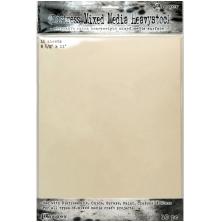 Tim Holtz Distress Mixed Media Heavystock 8.5X11 10/Pkg - Creme