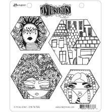 Dylusions Cling Stamps 8.5X7 - A Head Start