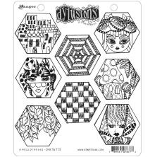 Dylusions Cling Stamps 8.5X7 - A Heck Of Hexies