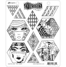 Dylusions Cling Stamps 8.5X7 - Quiltalicious